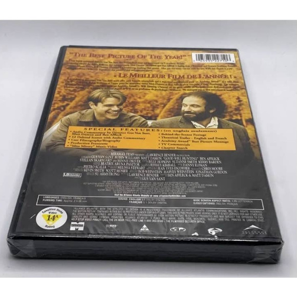 Good Will Hunting Starring Matt Damon a Romance Drama on DVD Brand New - Picture 4 of 4